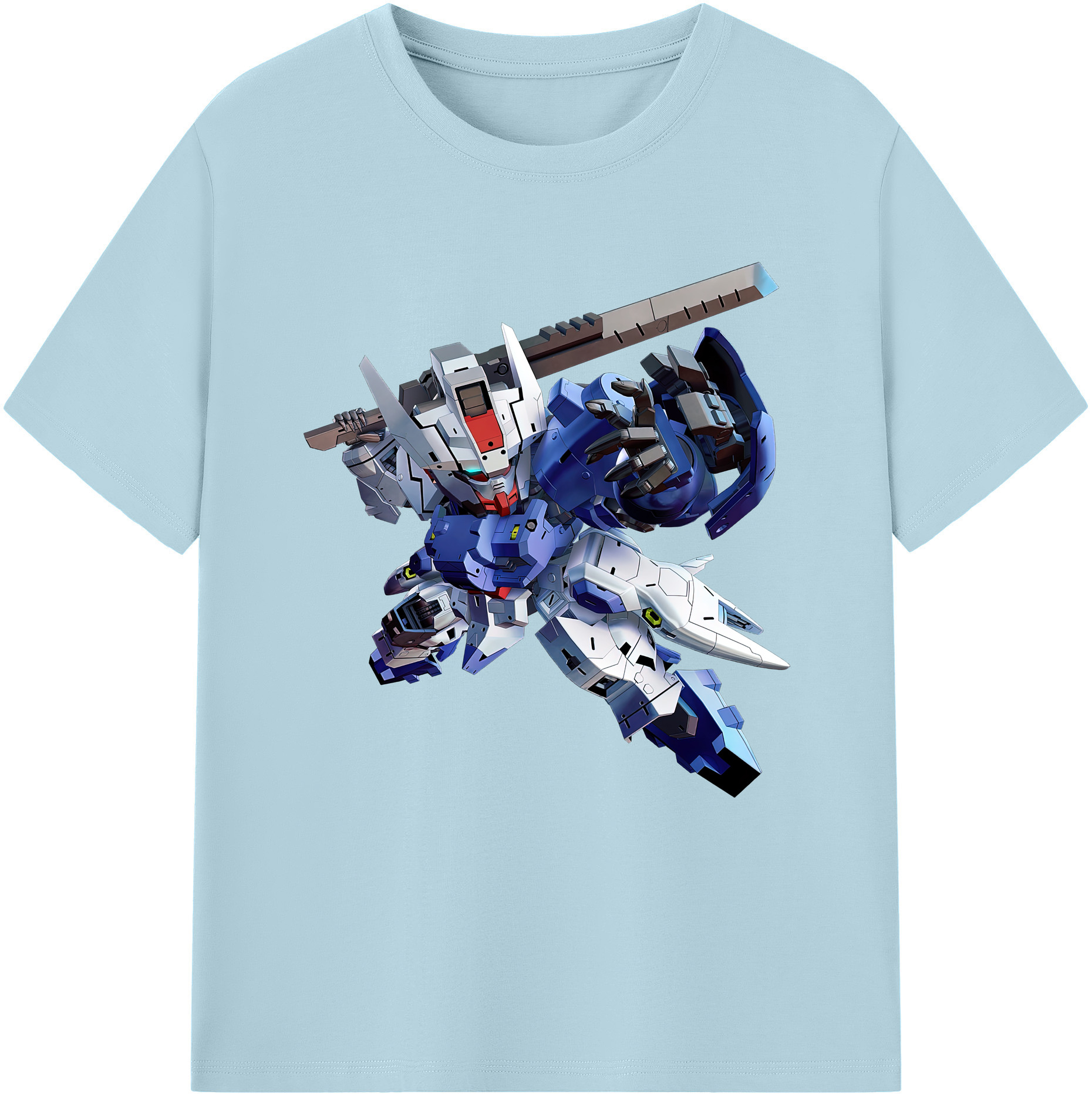（画像用） 機動戦士ガンダム Mobile Suit Gundam 綿100％半袖Tシャツ（フロントプリント）
